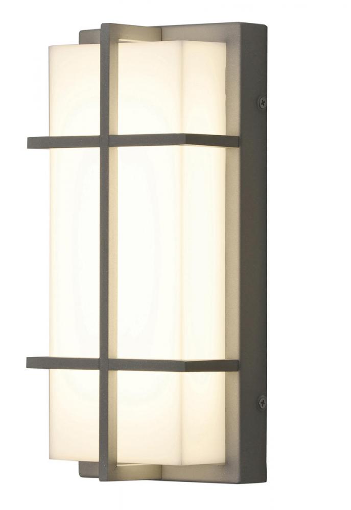 Avenue LED Outdoor Sconce - 12&#39;&#39; - Textured Grey