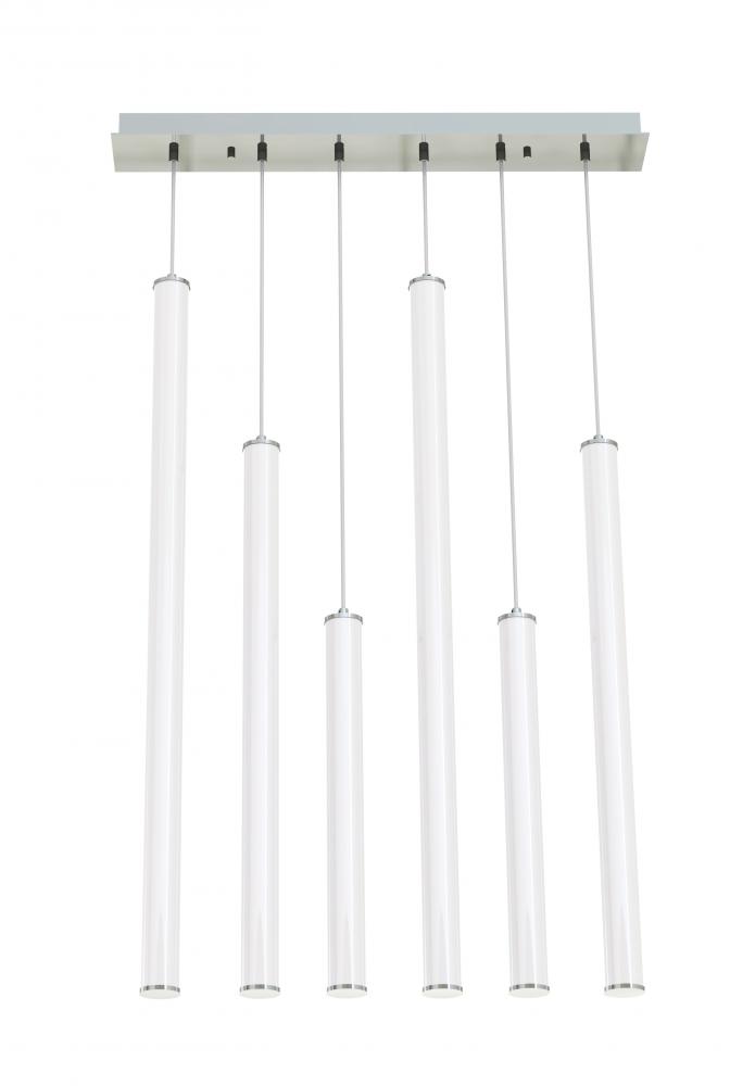 Caden 6 Light LED Linear Pendant