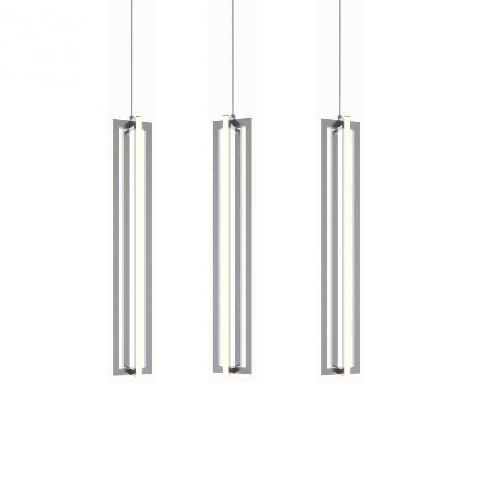 Cass 36&#39;&#39; 3 Light Small Linear Pendant - SN