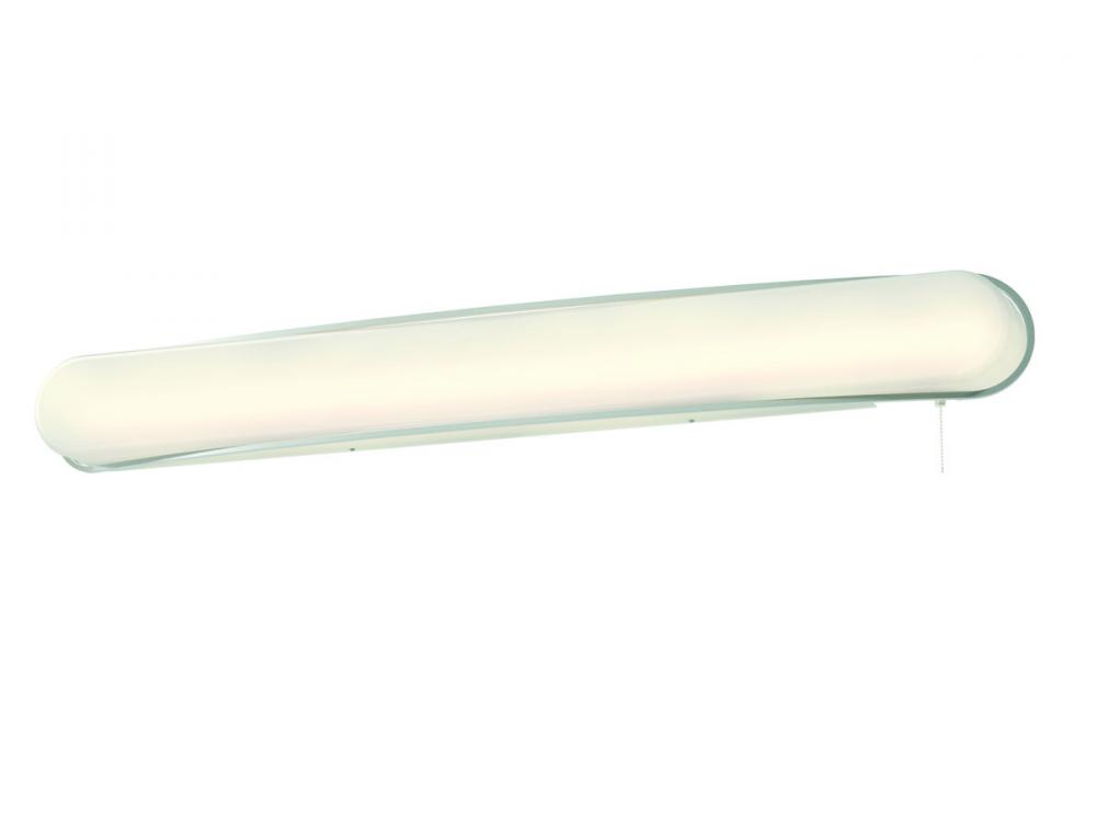 Curve 48&#39;&#39; LED Overbed,120V,3000K,Satin Nickel