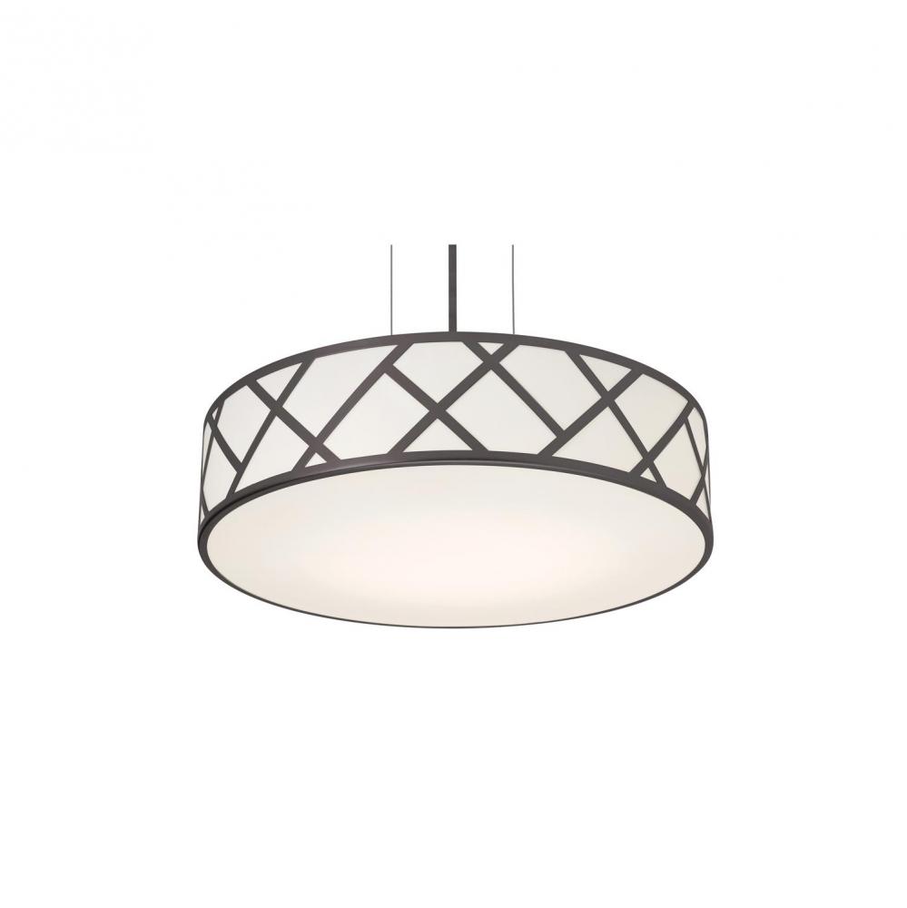 Haven 17&#39;&#39; Med Base Pendant - BK w/ BK