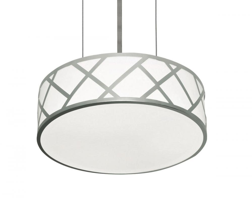 Haven 21&#39;&#39; LED Pendant - 42W 120-277V - Satin Nickel