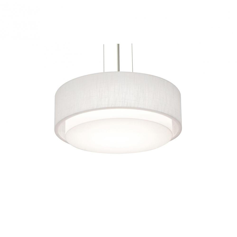 Sanibel 16&#39;&#39; LED Pendant - BK and LW