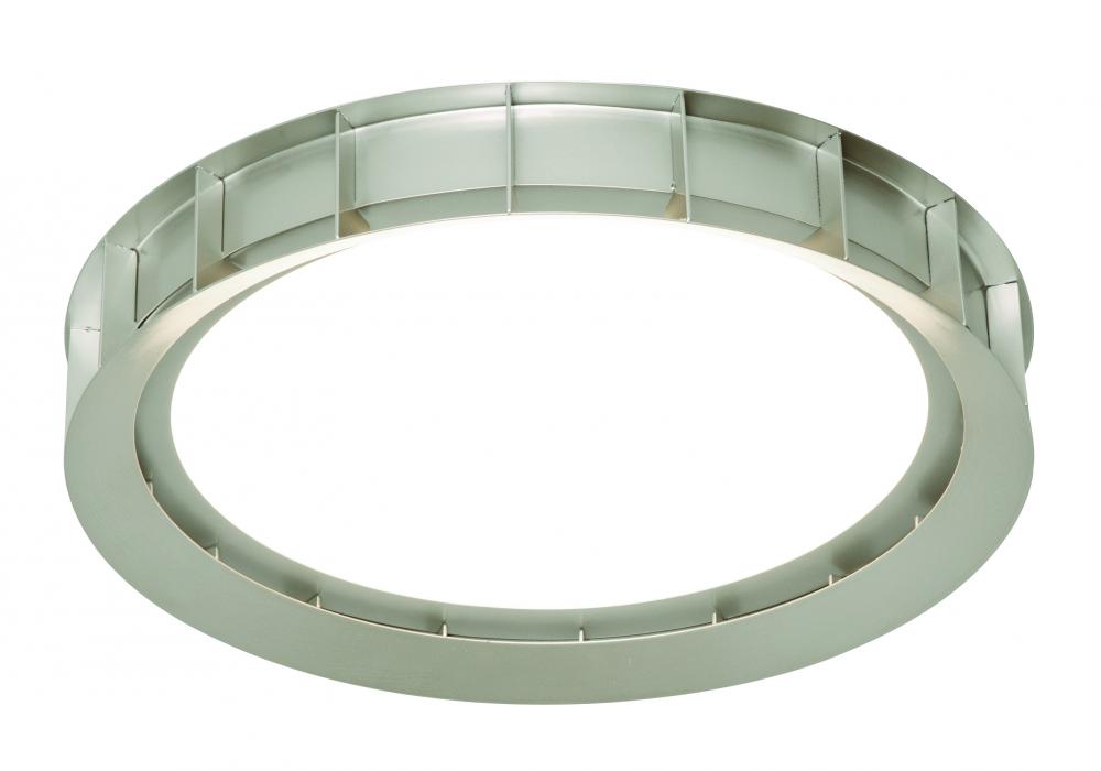 Tatum LED Flushmount - 12&#39;&#39;- Satin Nickel