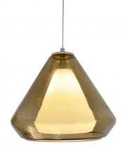 AFX Lighting, Inc. AGP500L40D2SNBR - Armitage LED Pendant - 4000K - 120-277V - Satin Nickel - Brown