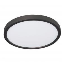 AFX Lighting, Inc. EGRF1625LAJD1BK - Edge Round 16 LED Flush Mount