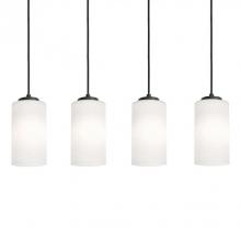 AFX Lighting, Inc. LEOP04MBBKLNR4 - Leo 36'' 4 Light Linear Pendant - BK