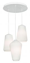 AFX Lighting, Inc. LLYP11MBWHRND3 - Lily 3 Light Round Pendant