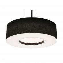 AFX Lighting, Inc. MCP2432L5AJUDBK-BK - Montclair 24'' LED Pendant,120-277V,5 CCT,BK w/ BK