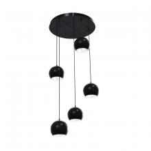 AFX Lighting, Inc. RXYP08BKRND5 - Roxy 5 Light Round Pendant