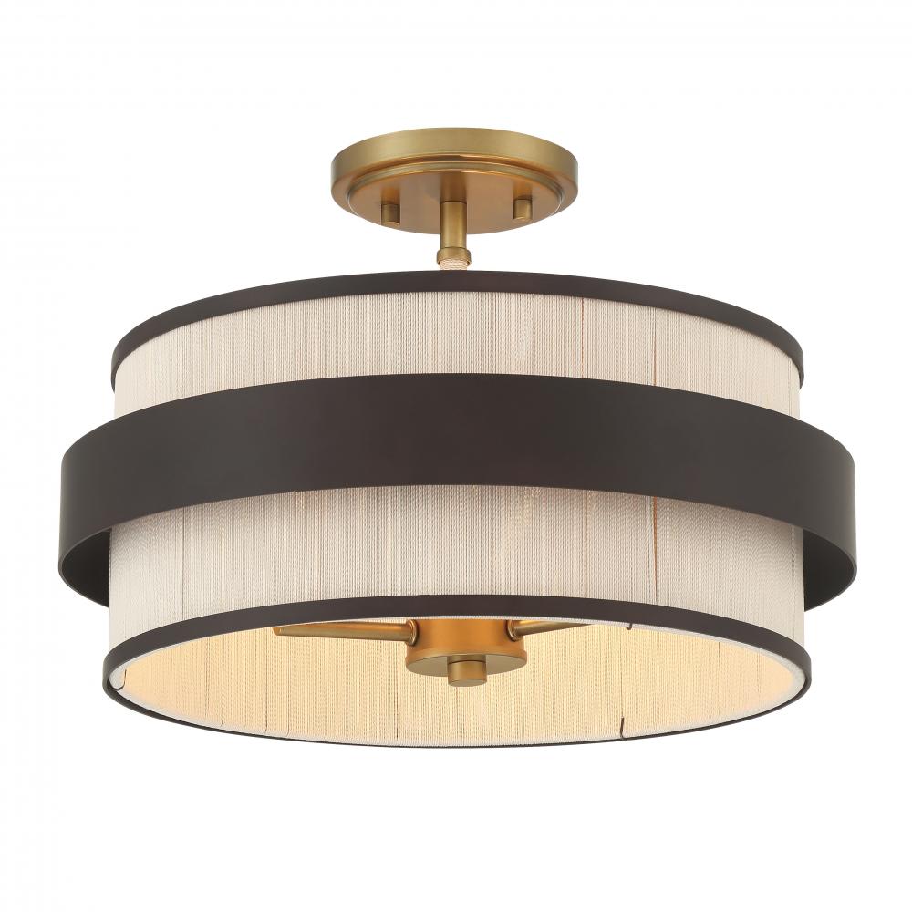 Harbor Wrap - 3 Light Semi Flush