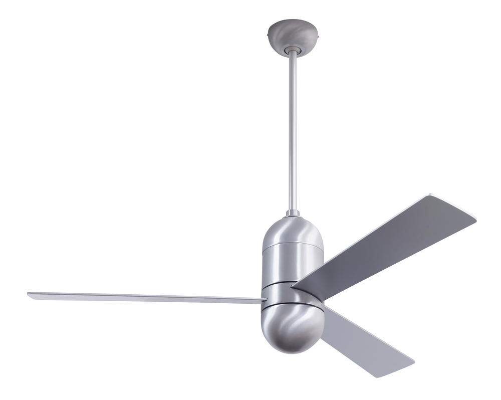 Cirrus DC Fan; Brushed Aluminum Finish; 50&#34; Aluminum Blades; No Light; Remote Control