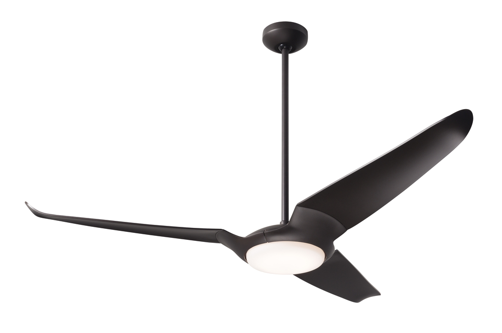 IC/Air (3 Blade ) Fan; Dark Bronze Finish; 56&#34; Dark Blades; 20W LED; Remote Control