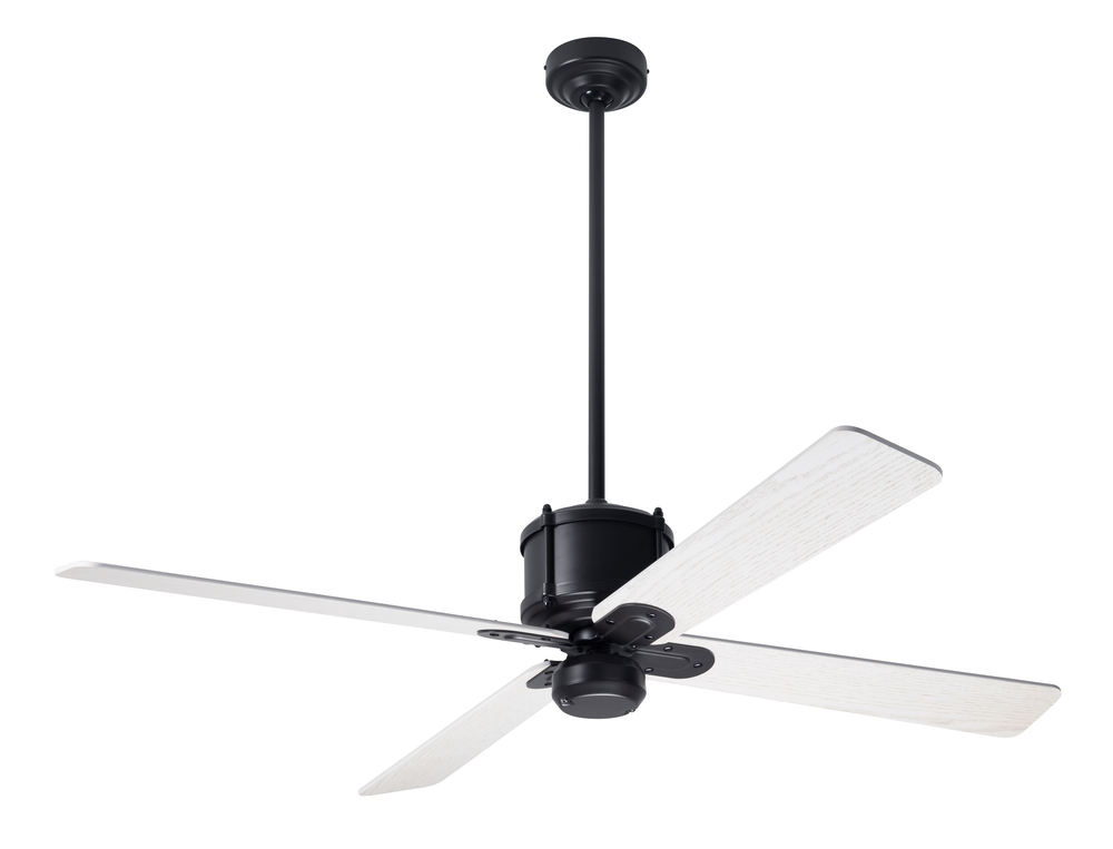 Industry DC Fan; Dark Bronze Finish; 50&#34; Whitewash Blades; No Light; Wall Control