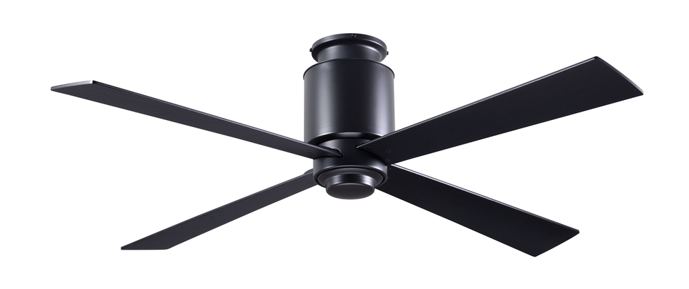 Lapa Flush Fan; Dark Bronze Finish; 50&#34; White Blades; No Light; Fan Speed and Light Control (3-w