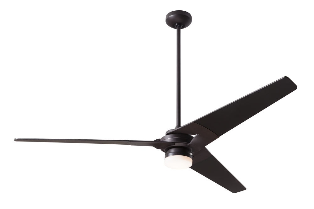 Torsion Fan; Dark Bronze Finish; 62&#34; Whitewash Blades; 17W LED; Fan Speed and Light Control (3-w