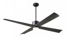 Modern Fan Co. NOU-DBBS-56-EB-271-RC - Nouveau DC Fan; Dark Bronze Finish w/ Brass; 56" Ebony Blades; 17W LED; Remote Control