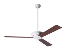 Modern Fan Co. ALT-GW-52-MG-NL-001 - Altus Fan; Gloss White Finish; 52" Mahogany Blades; No Light; Fan Speed Control