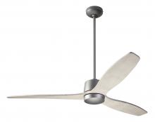 Modern Fan Co. ARB-GT-54-WW-NL-WC - Arbor DC Fan; Graphite Finish; 54" Whitewash Blades; No Light; Wall Control