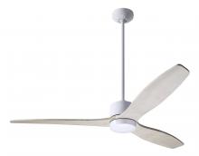 Modern Fan Co. ARB-GW-54-WW-NL-WC - Arbor DC Fan; Gloss White Finish; 54" Whitewash Blades; No Light; Wall Control