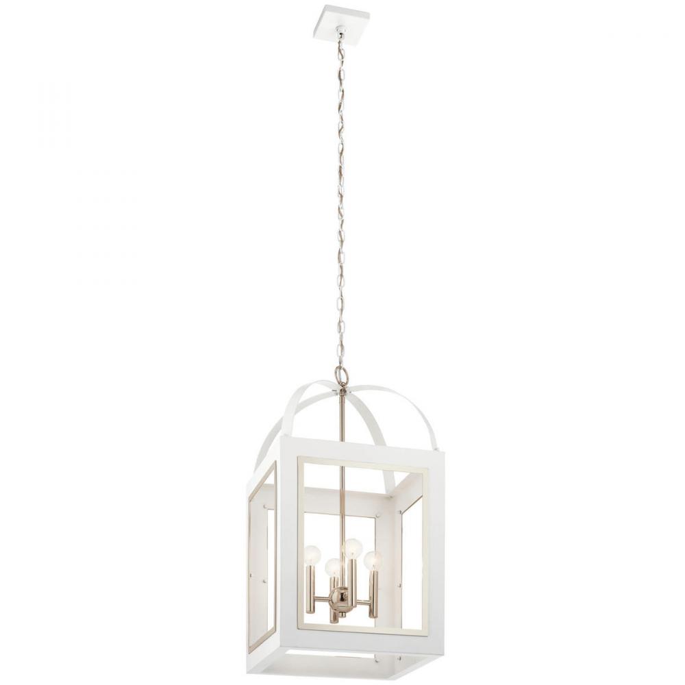 Vath™ 16&#34; 4 Light Foyer Pendant White