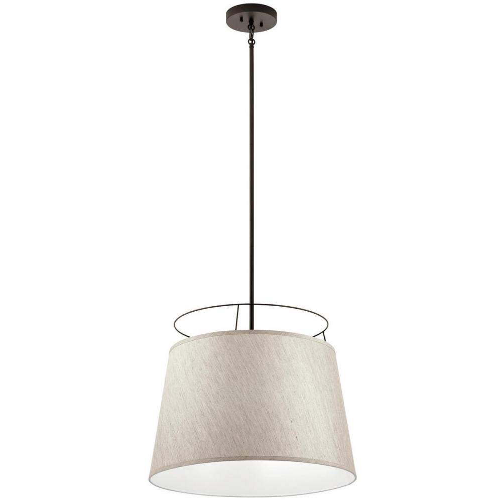 Marika 20&#34; 3 Light Pendant in Olde Bronze