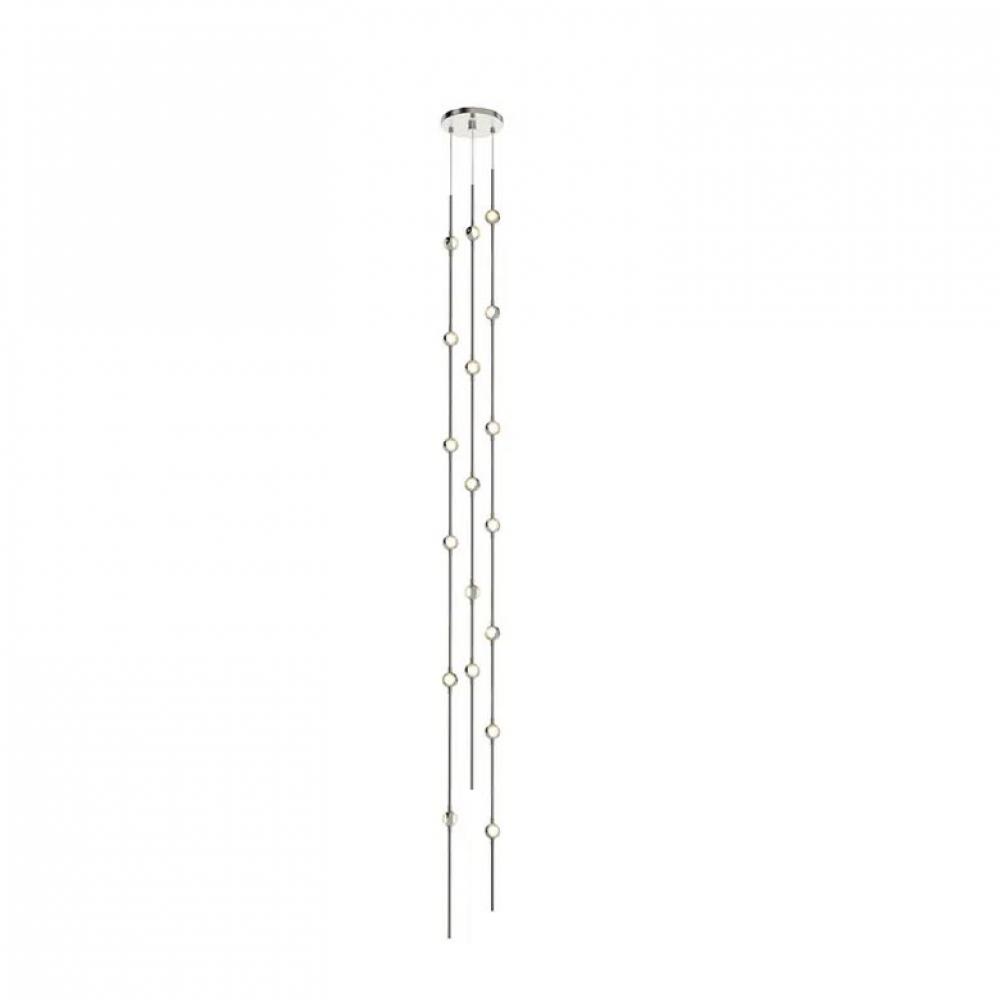 Andromeda Tall 6&#34; Round LED Pendant