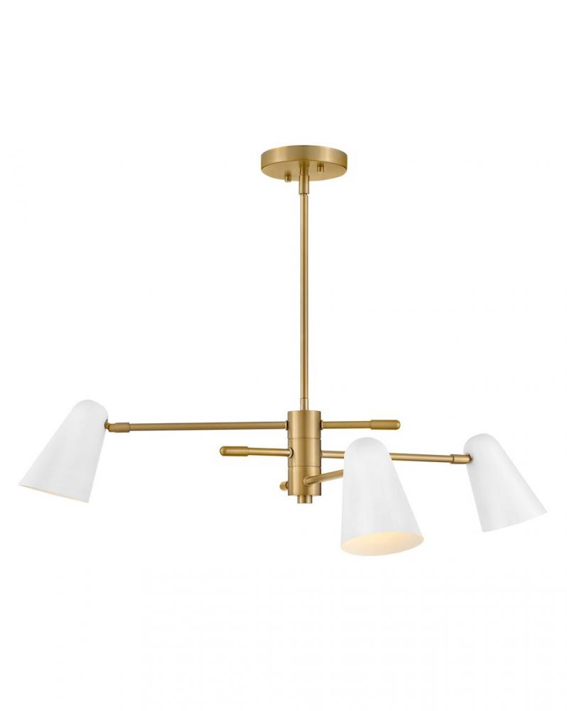 Medium Convertible Mobile Single Tier Chandelier