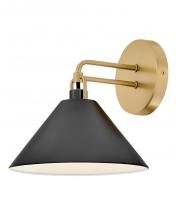 Lark 84430LCB-BK - Small Single Light Sconce