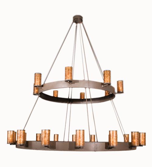 165&#34;W Chappell 24 LT Two Tier Chandelier