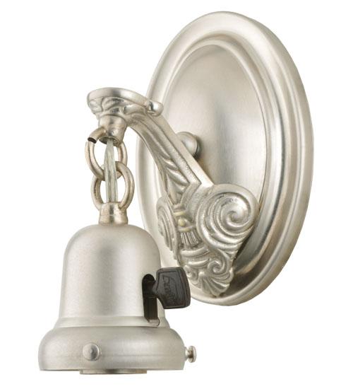 7&#34;H 1 LT BRUSHED NICKEL WALL SCONCE