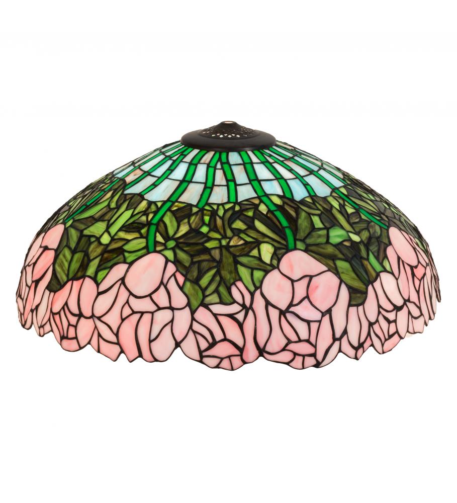 22&#34; Wide Tiffany Cabbage Rose Shade