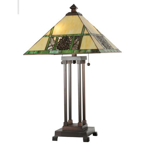 24&#34; High Pinecone Ridge Table Lamp