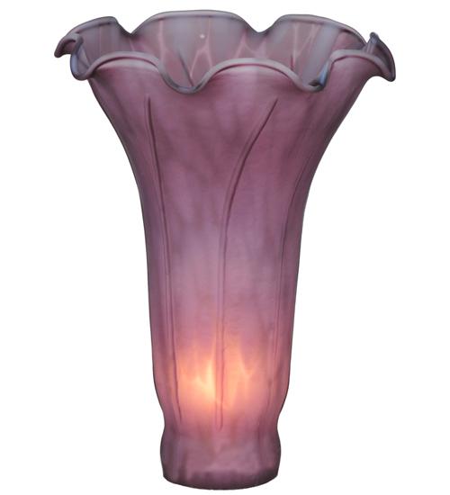 4&#34; Wide X 6&#34; High Lavender Pond Lily Shade