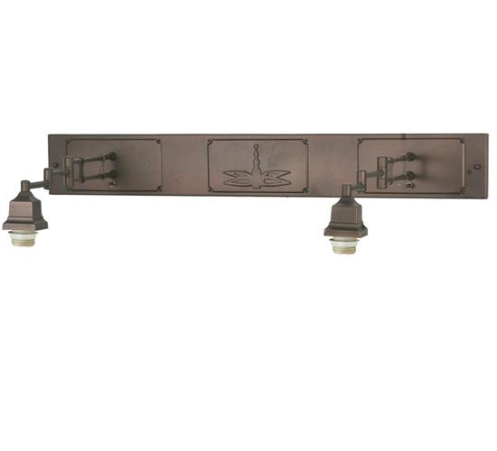 36&#34; Wide Dragonfly 2 Light Swing Arm Wall Sconce Hardware