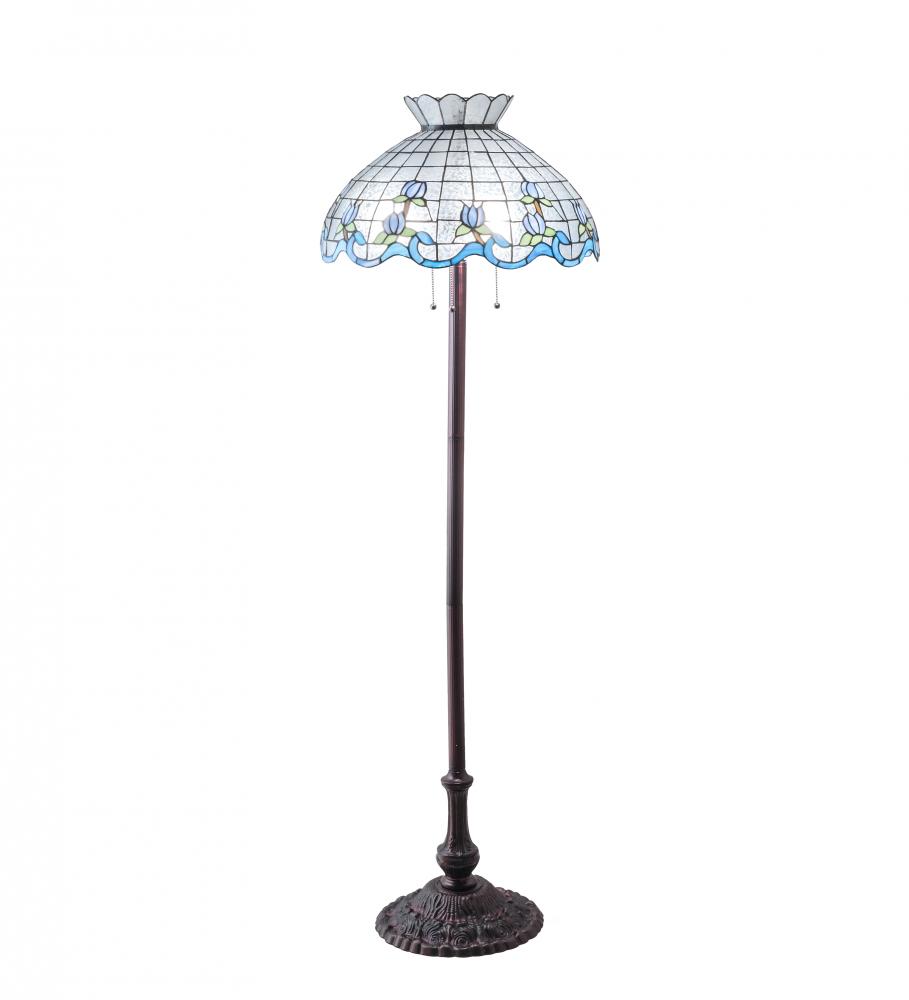 62&#34; High Roseborder Floor Lamp