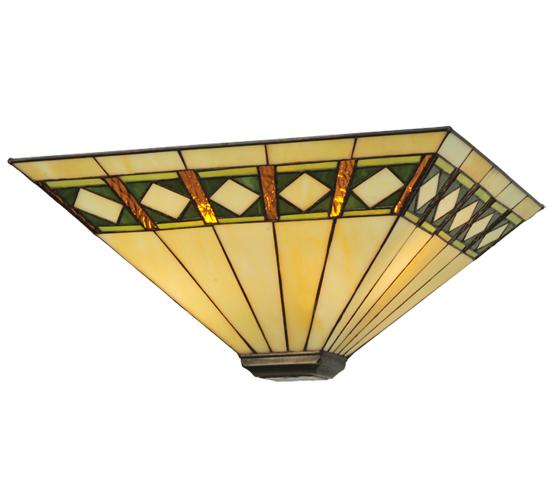 17&#34; Square Diamond Band Mission Shade