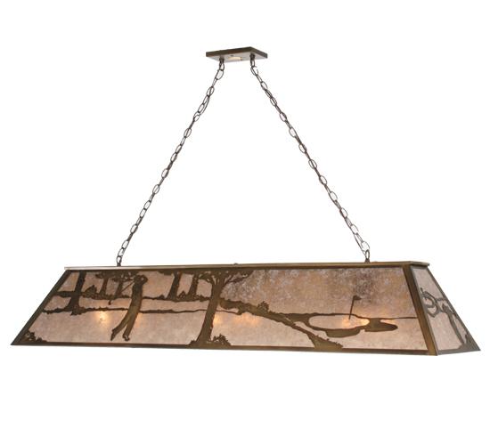 60&#34; Long Golf Oblong Pendant