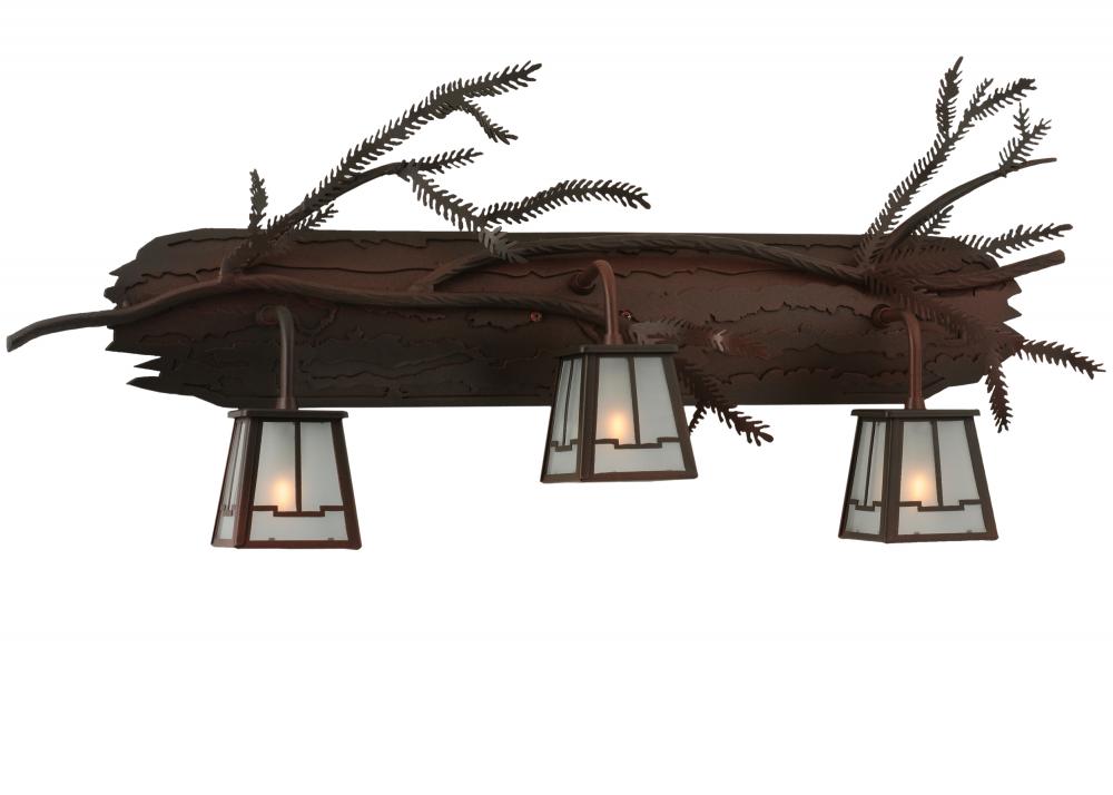 32&#34; Wide Pine Branch Valley View 3 Light Vanity Light