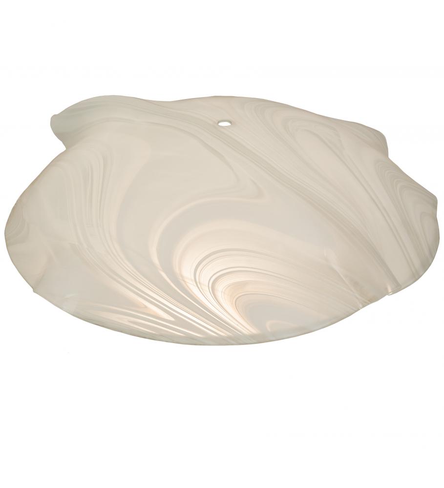 16&#34; Wide Metro Blanco Swirl Shade