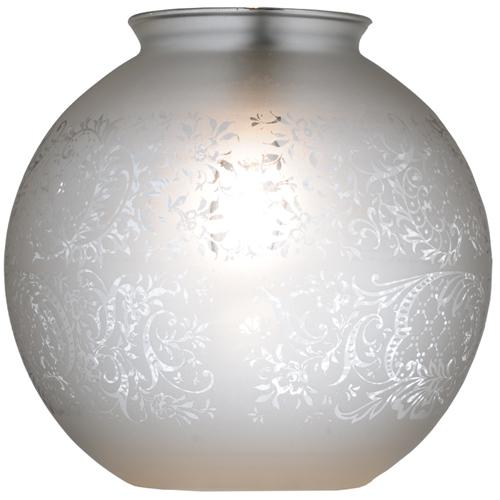 8&#34;W Globe Hand Blown Shade