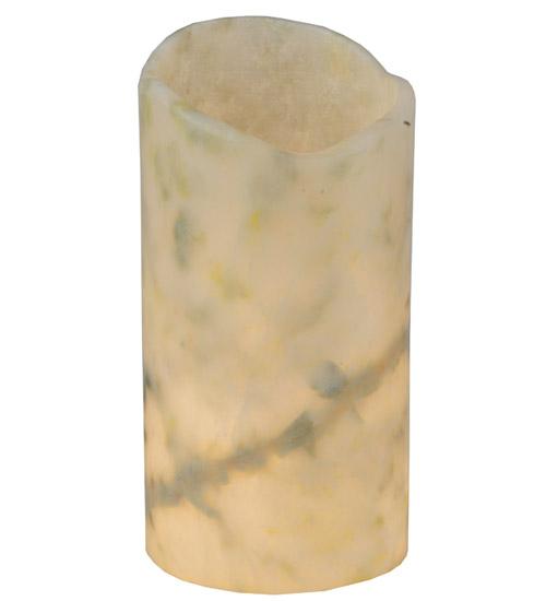 4&#34;W Cylindre Light Green Jadestone Shade