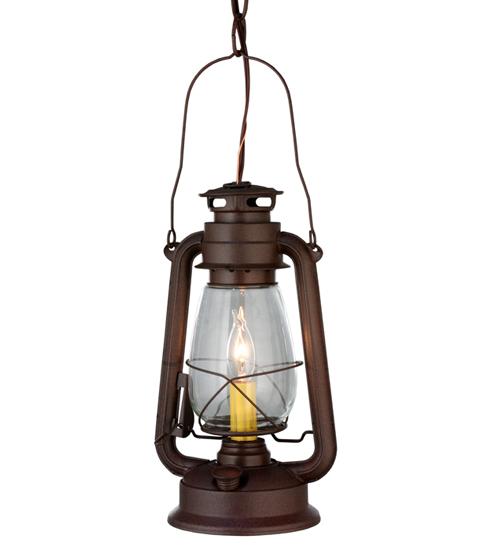 7&#34;W Miners Lantern Mini Pendant