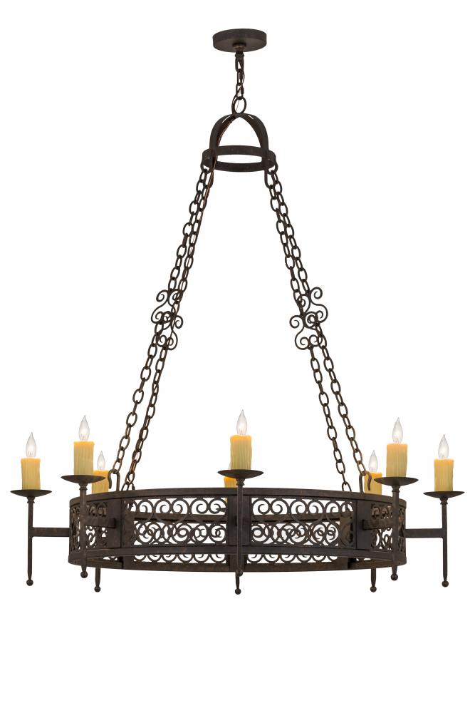 48&#34;W Toscano 8 LT Chandelier