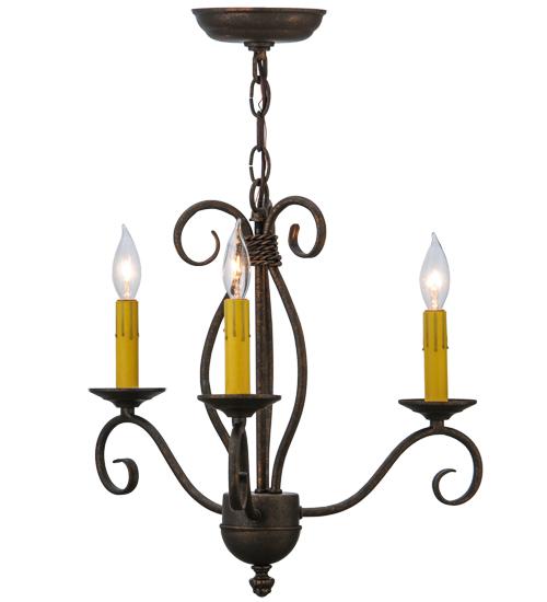 18&#34; Wide Sienna 3 LT Chandelier