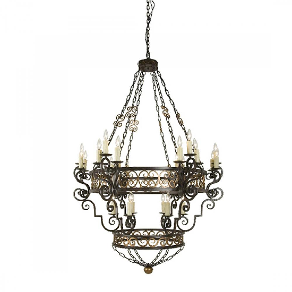 48&#34; Wide Isabo 24 Light Chandelier