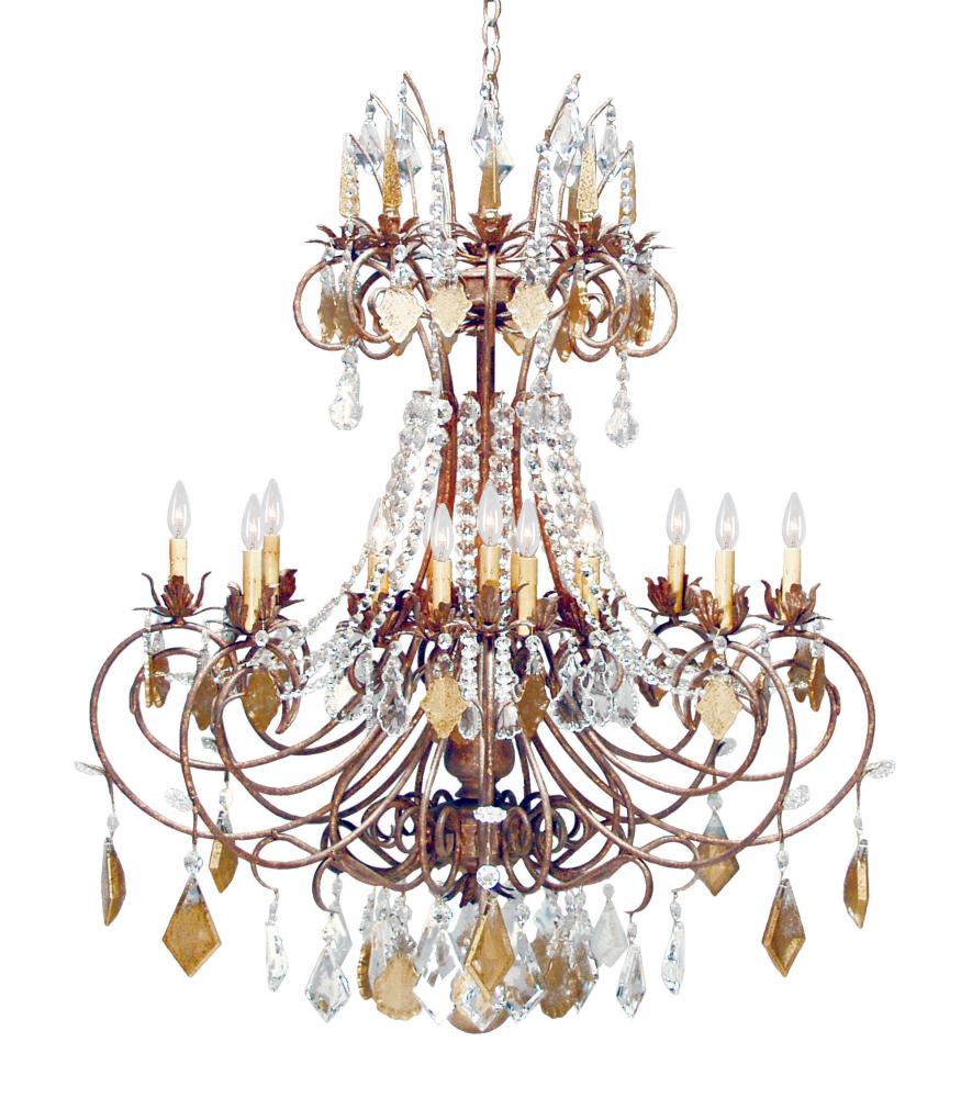 42&#34; Wide Minuet 16 Light Chandelier