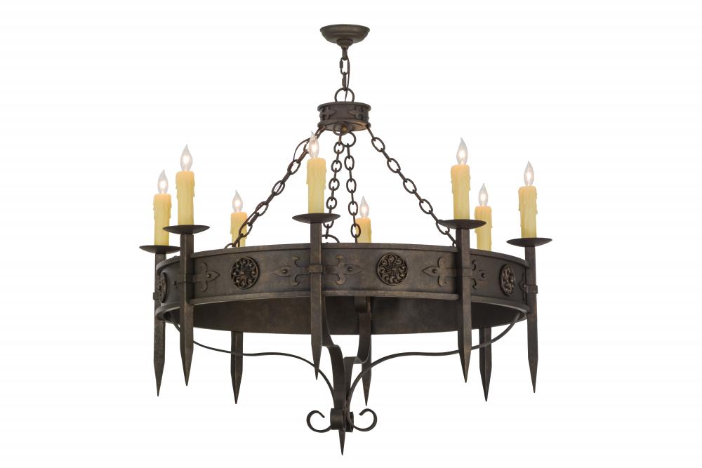 42&#34;W Calandra 8 LT Chandelier