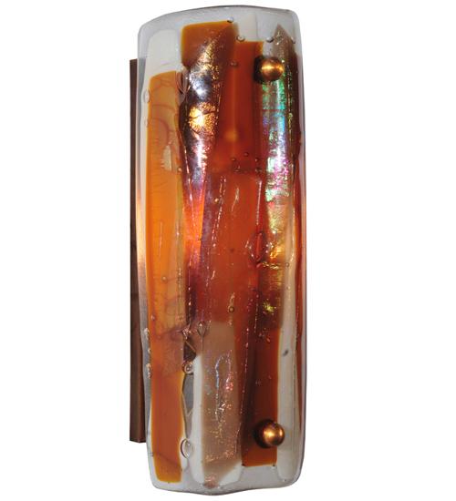 4&#34;W Metro Fusion Marina Glass Wall Sconce