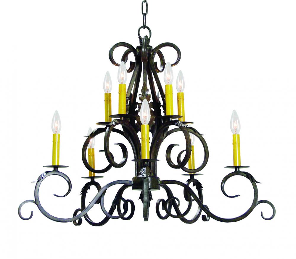 32&#34; Wide Anassa 10 Light Chandelier